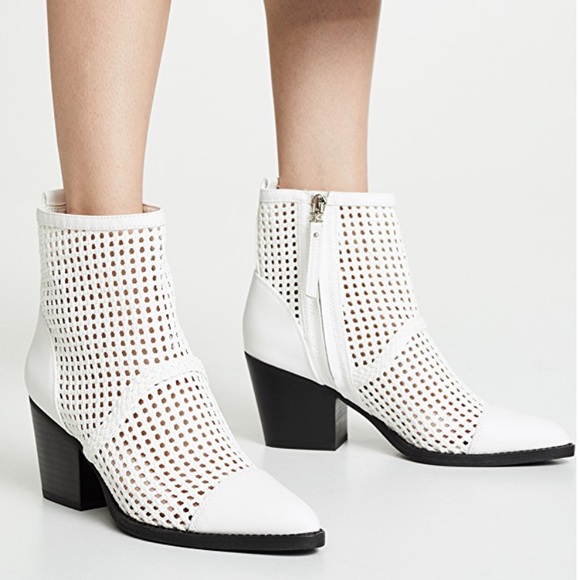 elita woven cap toe bootie
